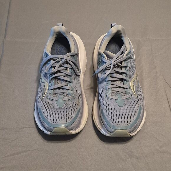 Saucony Shoes - Saucony Guide 17 Women Size 7.5 Gray Iris Violet Rynning Shoe Sneaker S10936-111